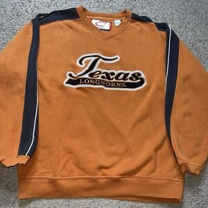 Vintage 90s Texas Longhorns Sweatshirt Mens Large Cotton Blend